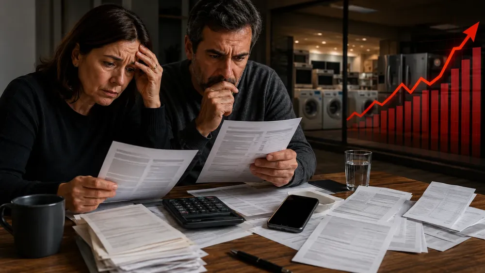 Deudas, tasas altas y salarios flacos la mora trepó en billeteras, financieras y casas de electrodomésticos
