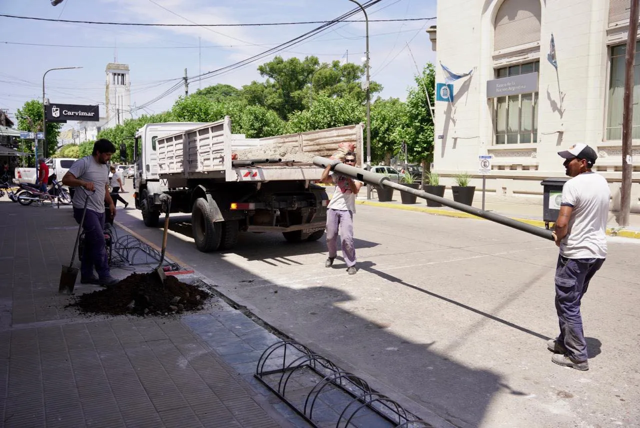 Avanzan las obras en 25 de Mayo.