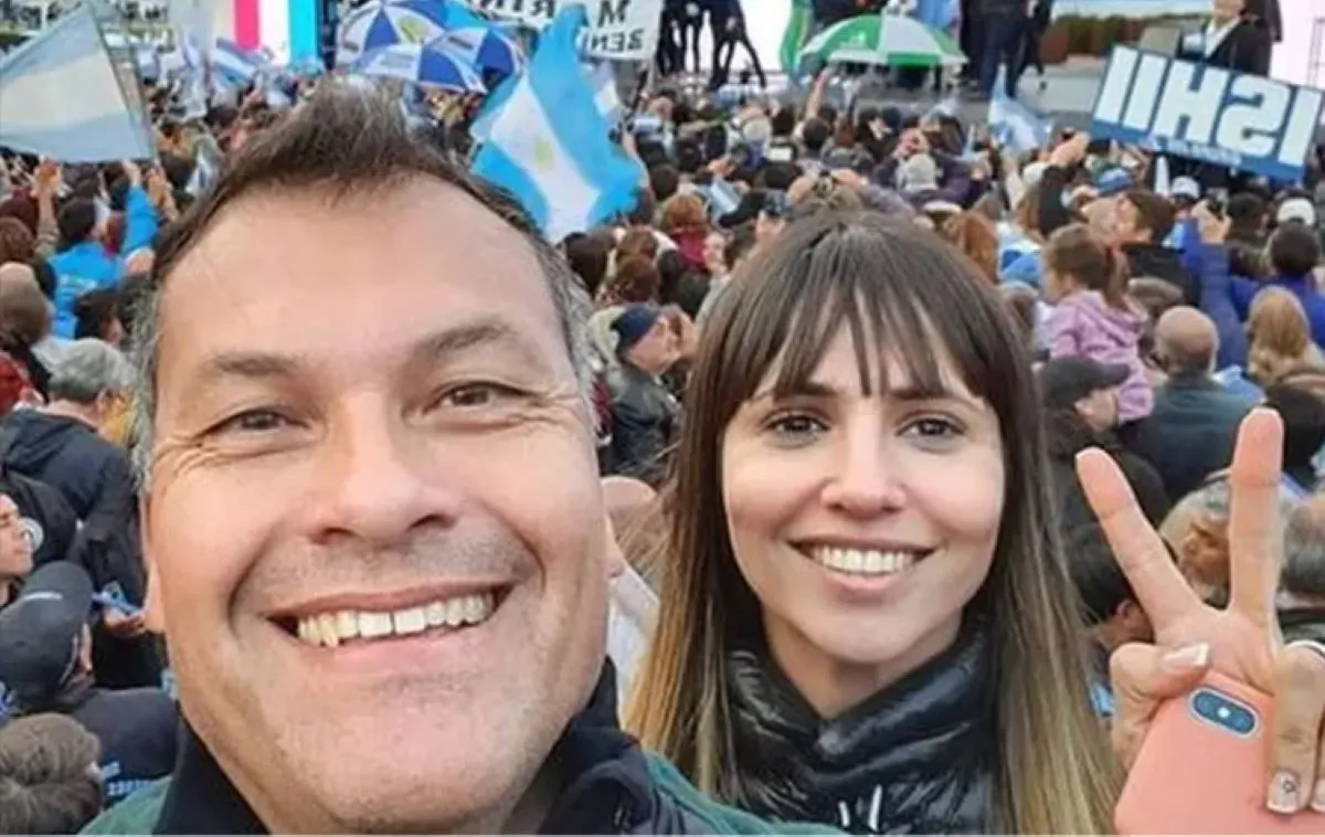 Romina Uhrig y Walter Festa