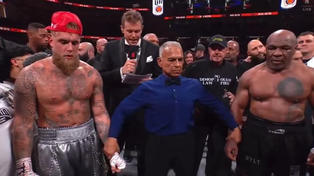 Un combate para la historia: Jake Paul venció con claridad a Mike Tyson