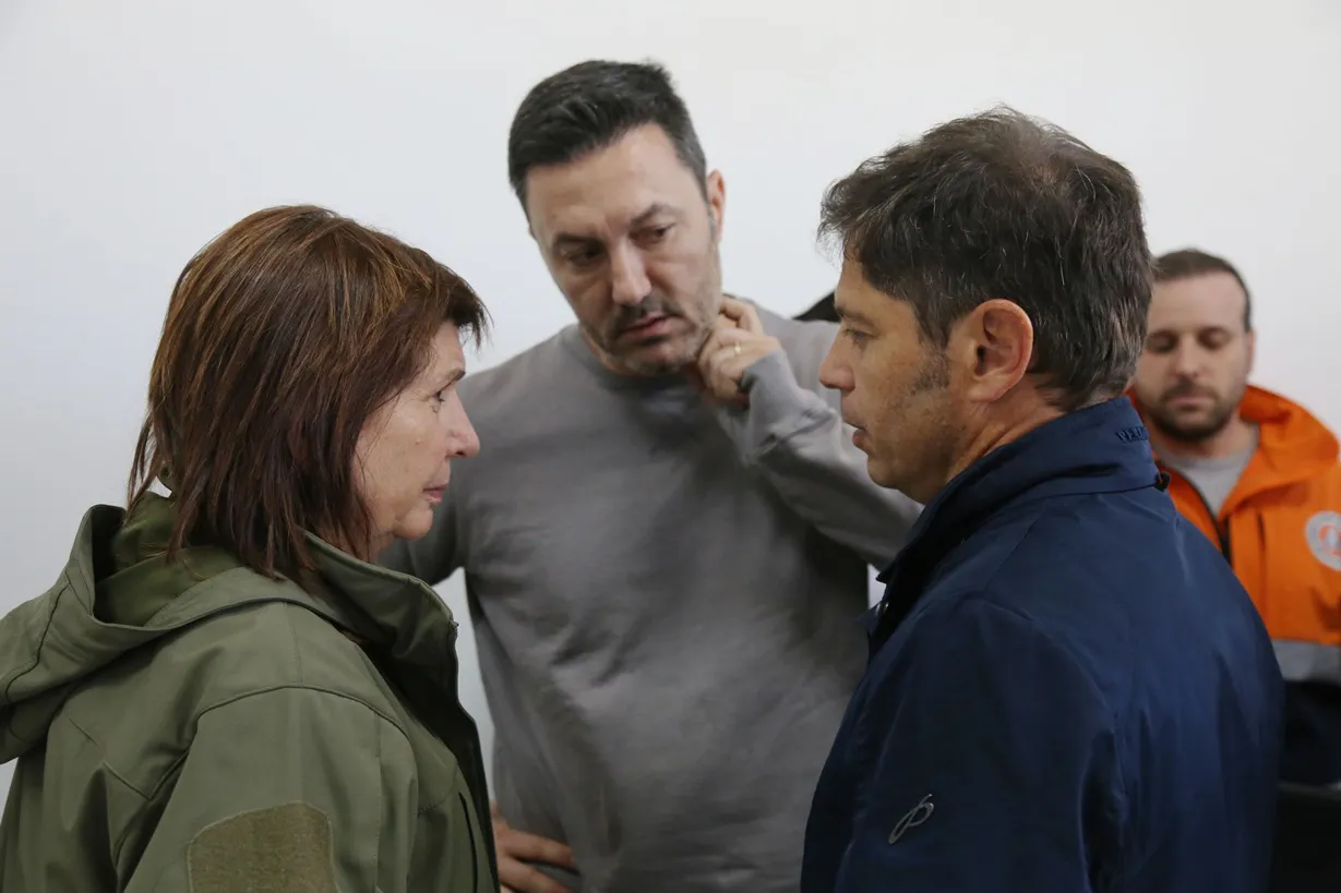 Tragedia en Bahía Blanca: coordinación interinstitucional en marcha (Bullrich, Petri y Kicillof)