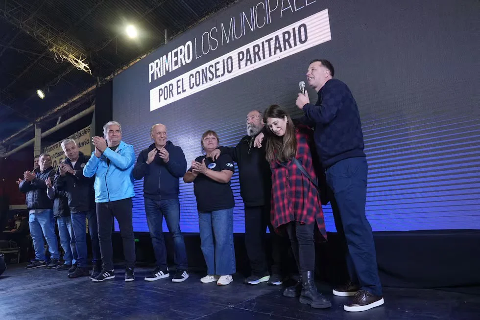 Encuentro de sindicatos municipales en La Plata.