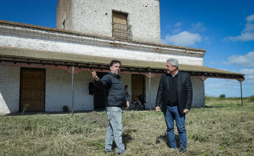 Martínez supervisó las obras de restauración del Reducto Fortificado.