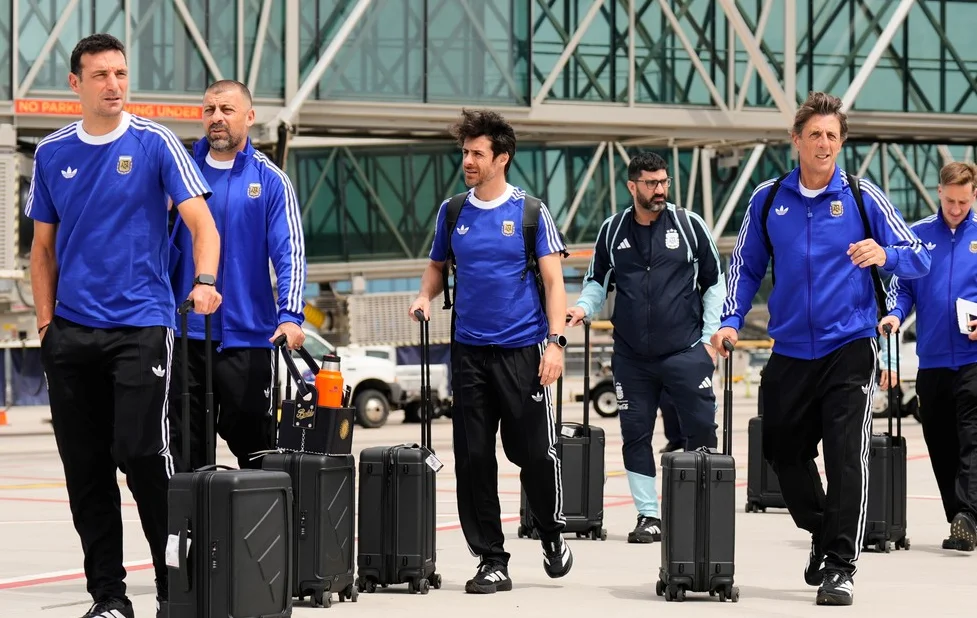 La Selección ya está en EEUU.