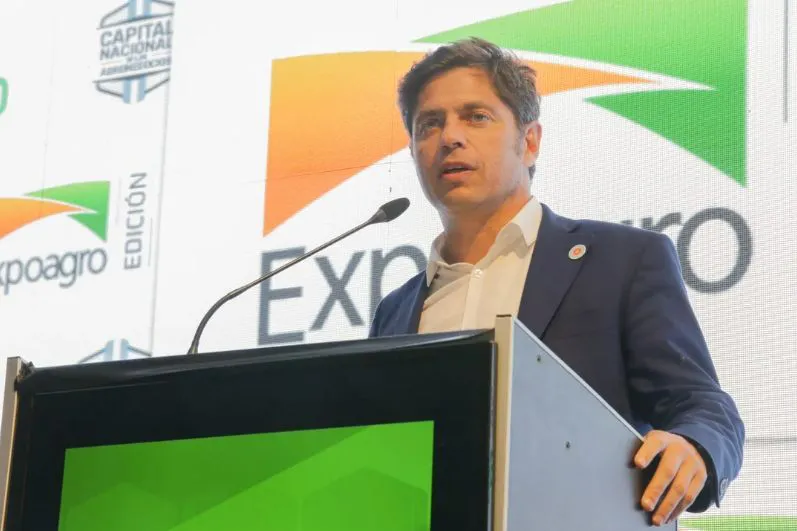Axel Kicillof en la ExpoAgro
