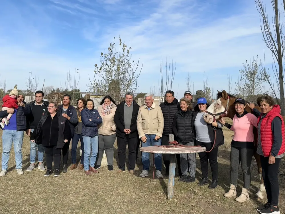 Succurro junto a Dichiara en Salliqueló.