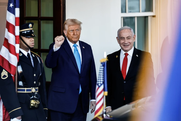 Donald Trump y Benjamin Netanyahu