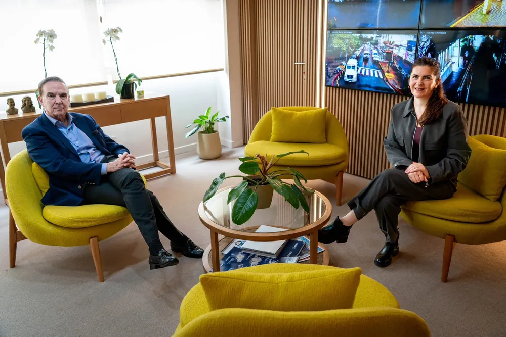 Pichetto con Mariel Fernández