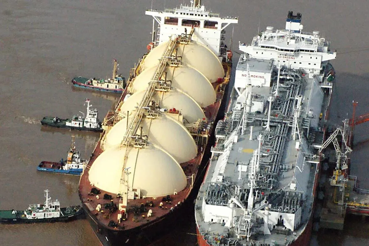 Barcos de gas.