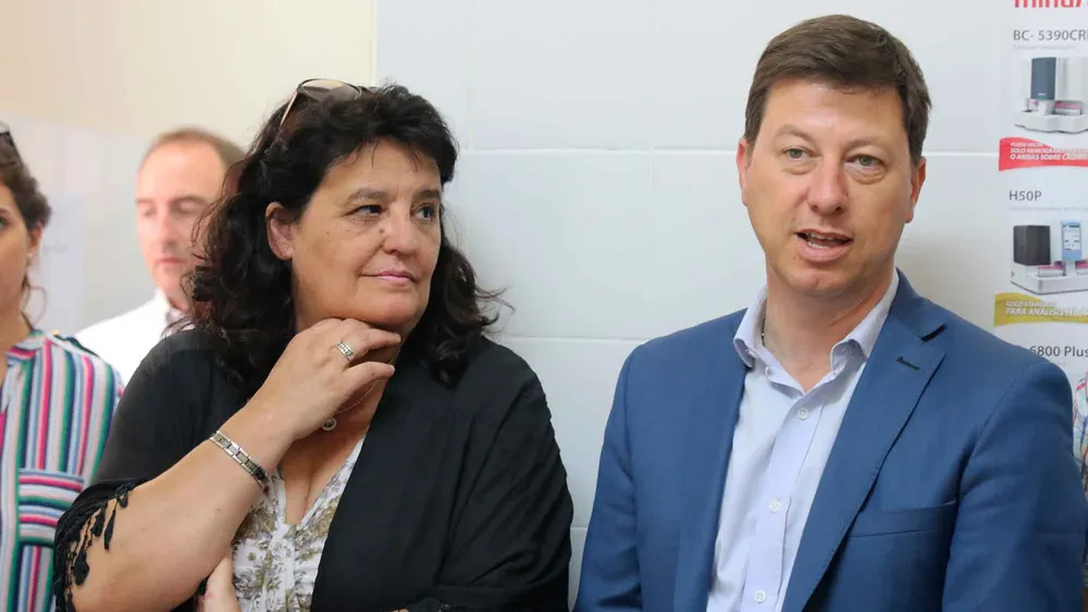 Silvia Haure junto a Carlos Bevilacqua