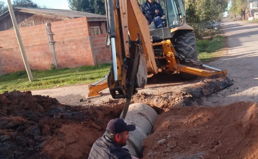 Avanzan las obras en Zárate.