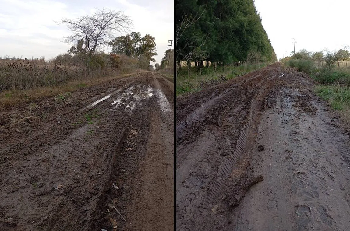 Caminos rurales intransitables en Brandsen