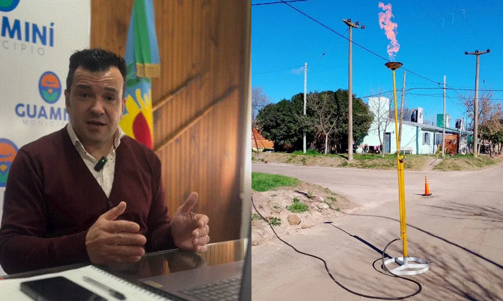 Obras que transforman Guaminí puso en marcha la Planta Potabilizadora y amplió la red de gas