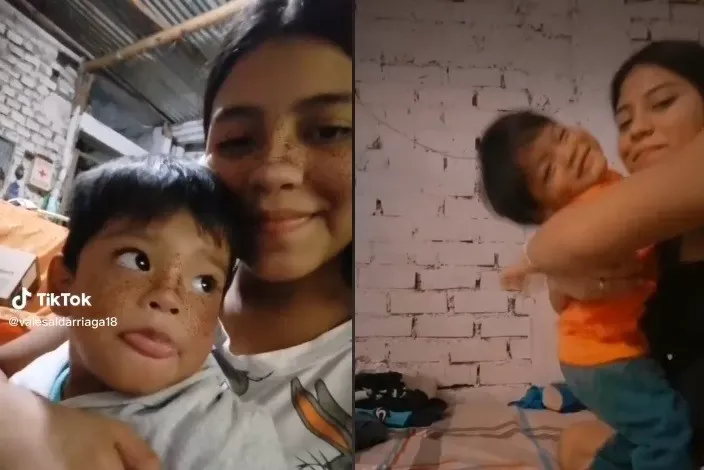 ¡Qué momento! La mamá lo agarró a cintazos a la salida de la cárcel: Mirá el video