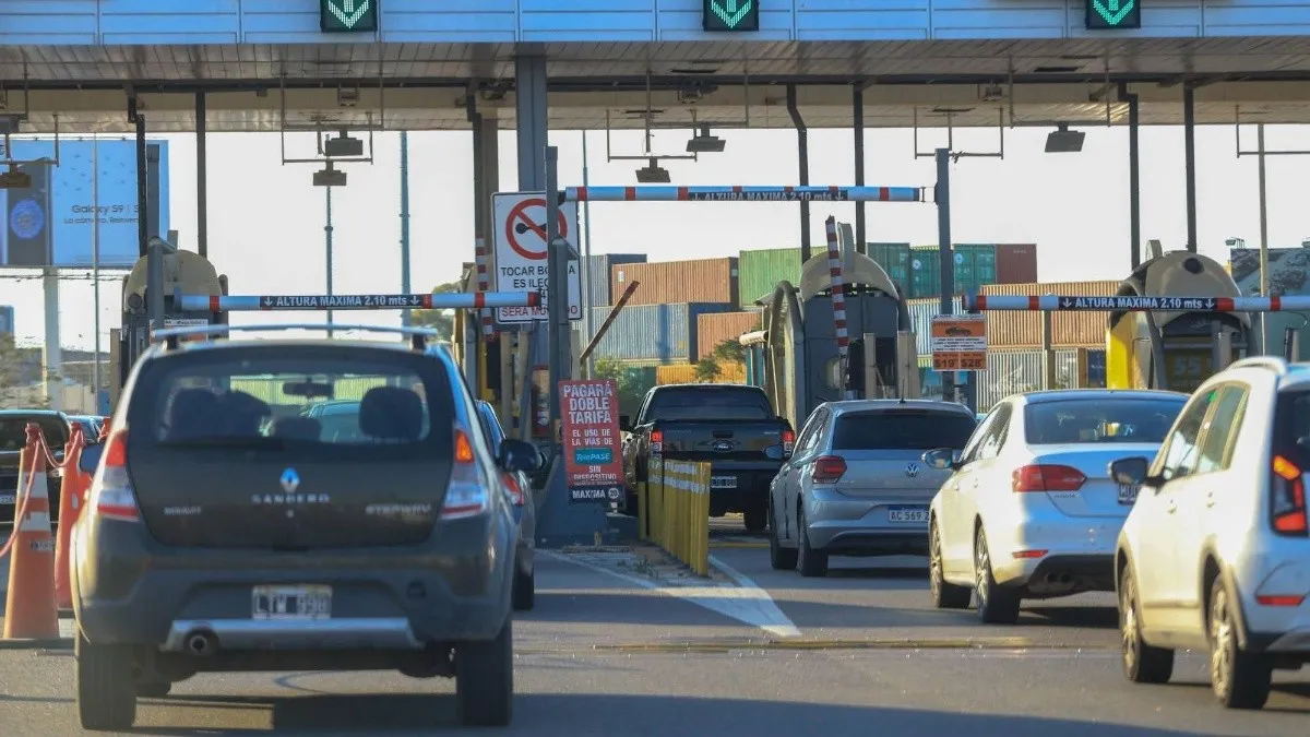 Peaje de la autopísta La Plata - Buenos Aires