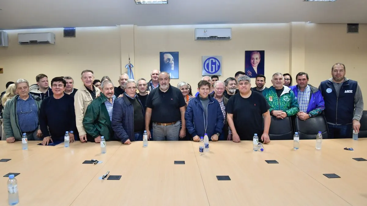 La CGT oficializa su apoyo a Axel Kicillof en la interna bonaerense