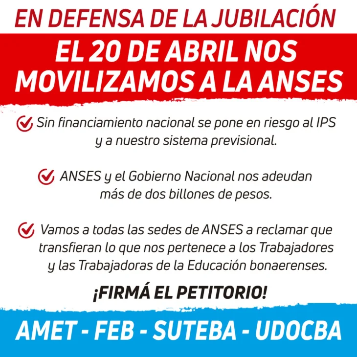Paro docente 21/4