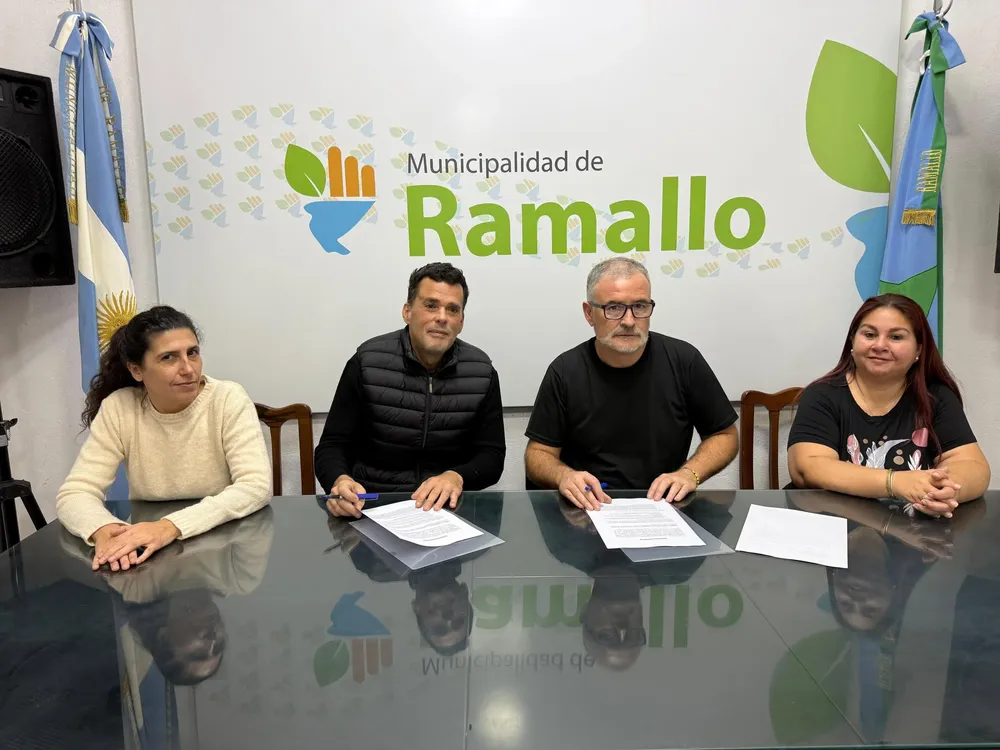 Ramallo firma importante convenio 2