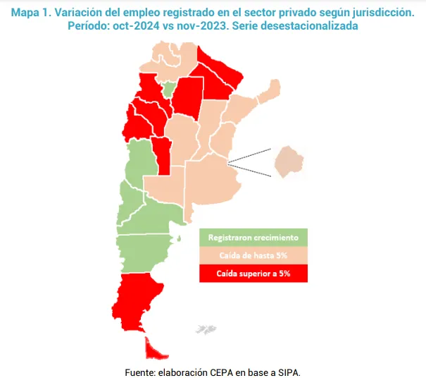 Análisis del empleo registrado en el sector privado: las alarmas siguen encendidas