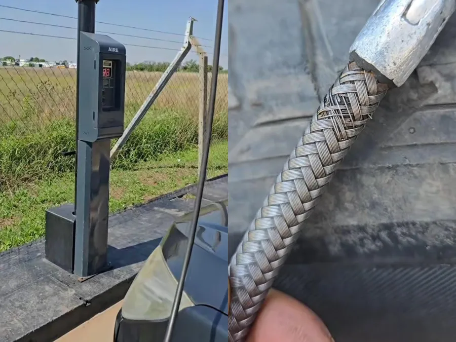 ¡Atención conductores! El peligro de las mangueras para inflar neumáticos