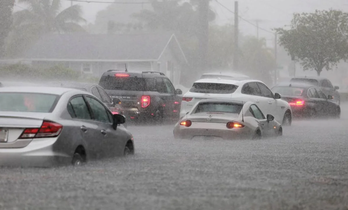 Inundaciones en Miami.