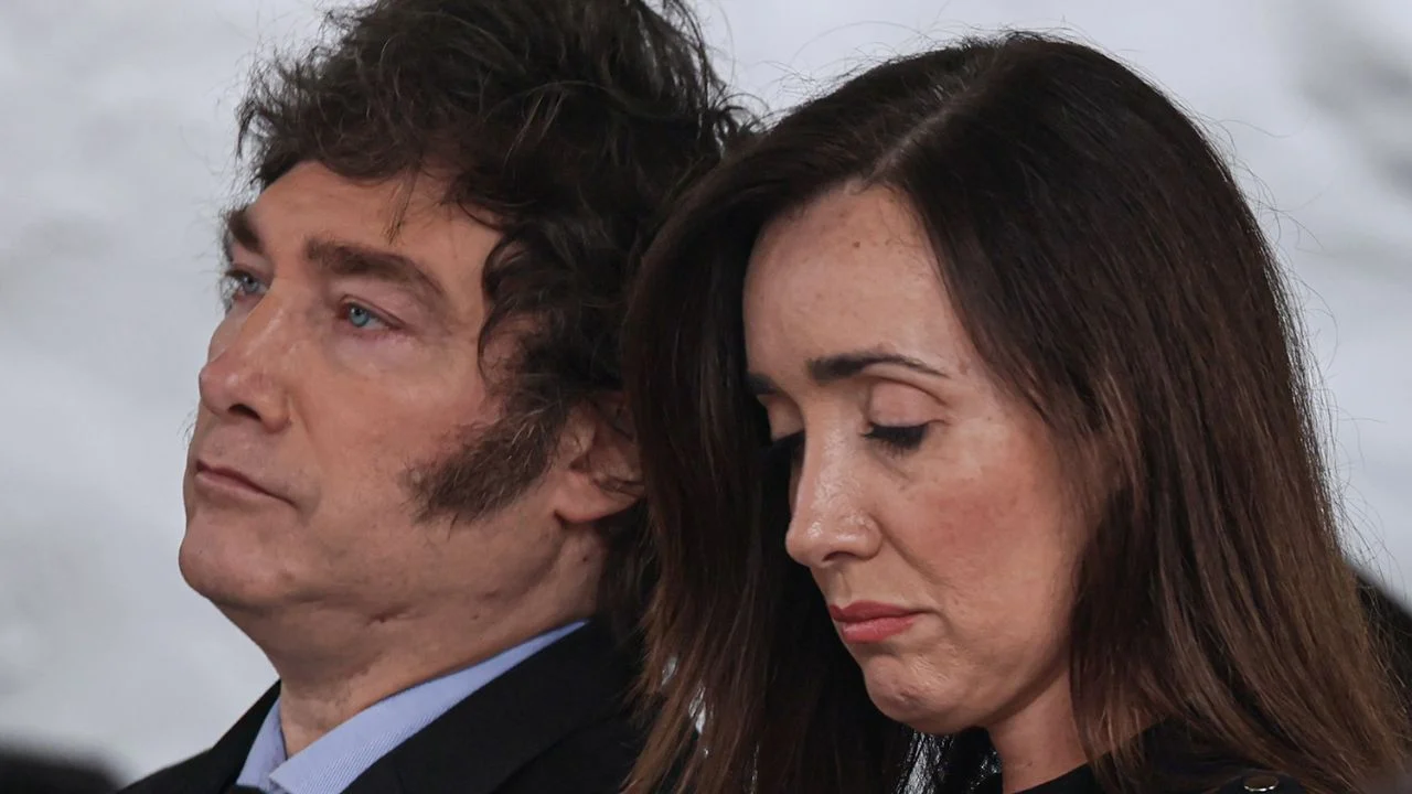 Javier Milei junto a Victoria Villarruel. Javier Milei junto a Victoria Villarruel.