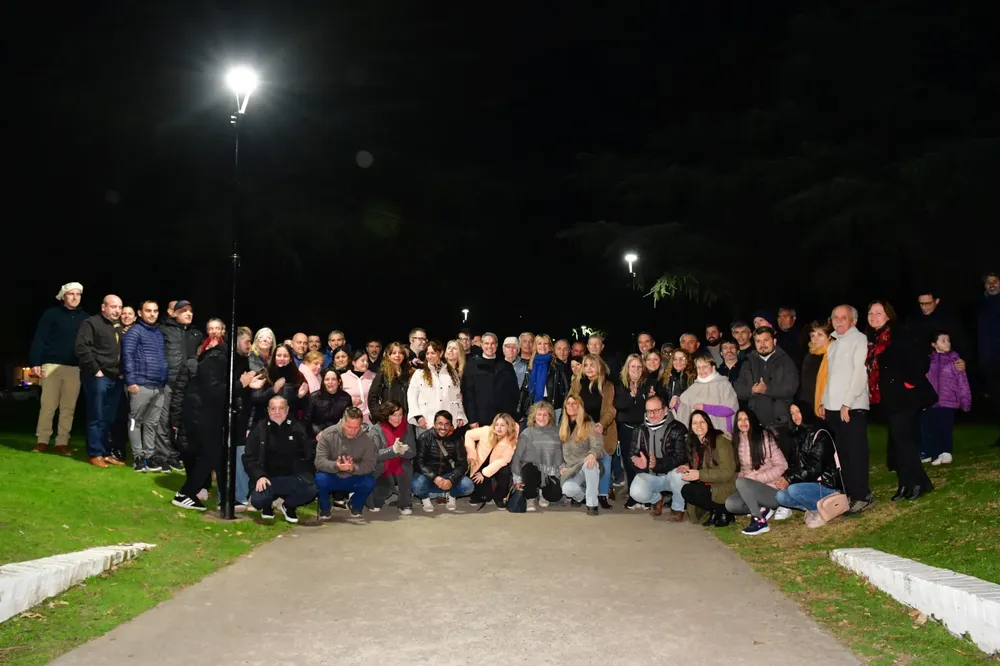 Golía inauguró nuevas luminarias