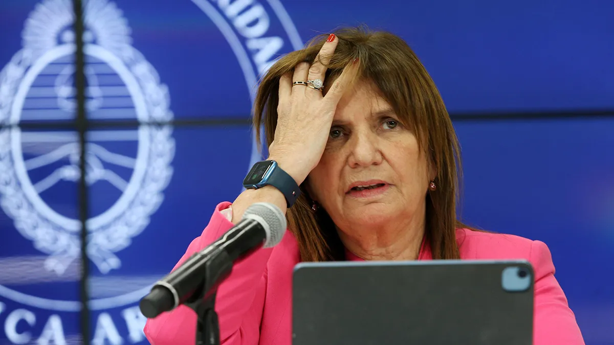 Patricia Bullrich, ministra de Seguridad de la Nación.