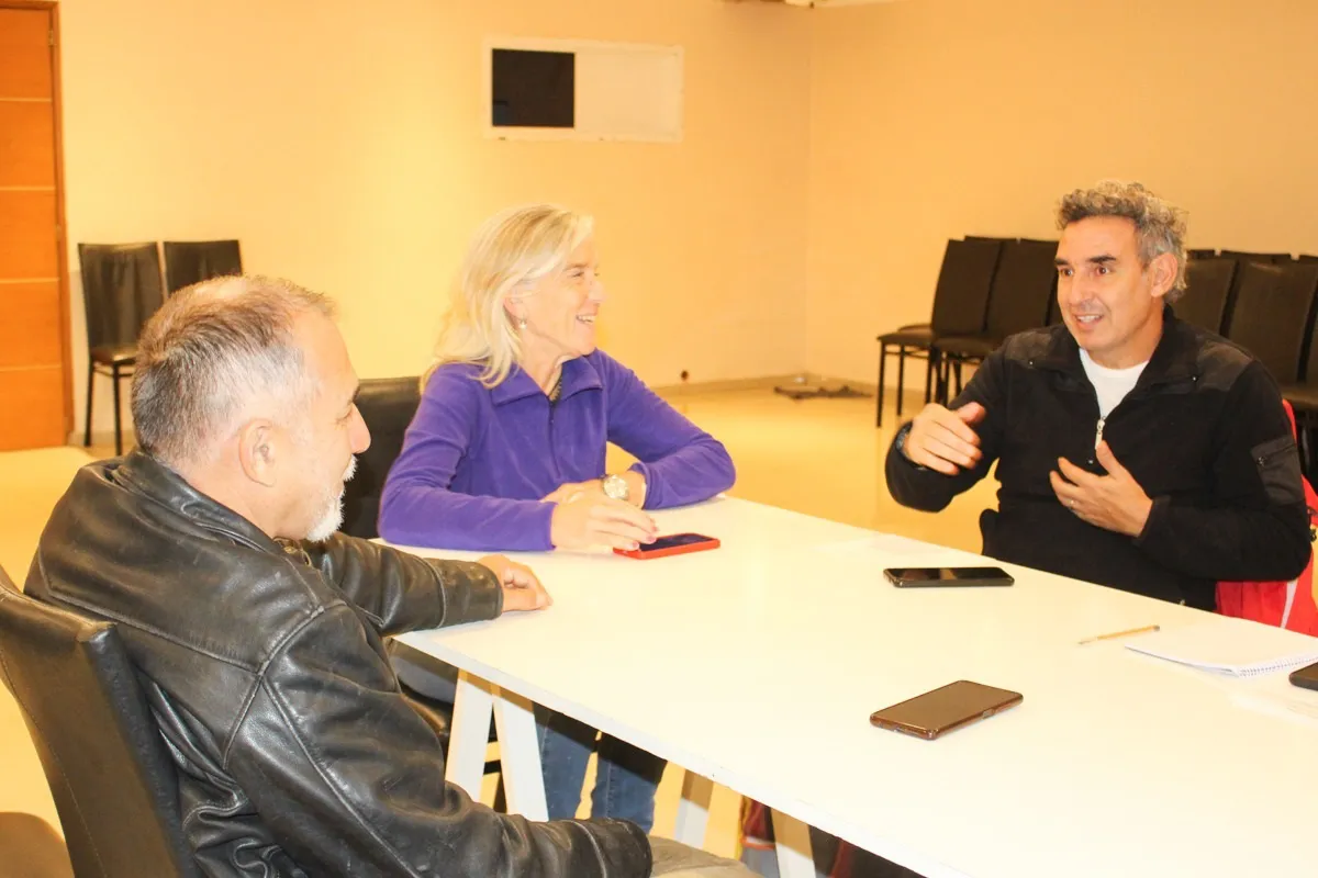 Reunión con el nuevo coordinador de los Juegos Bonaerenses 2024.