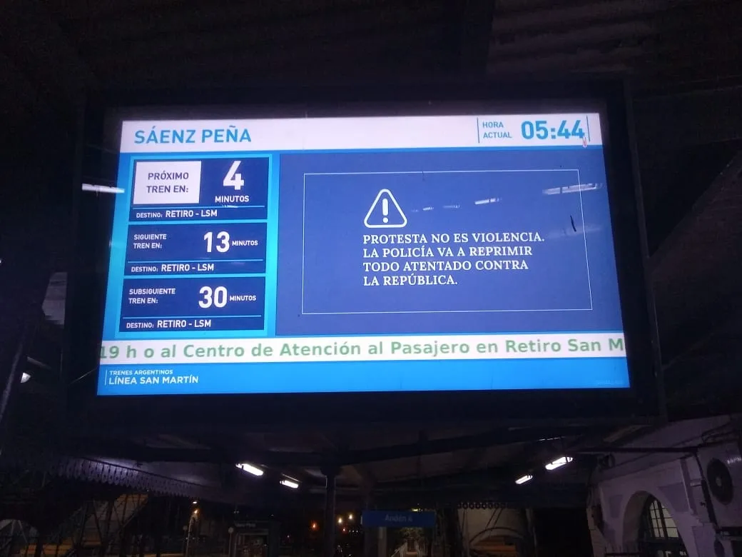 Protesta Congreso Jubilados