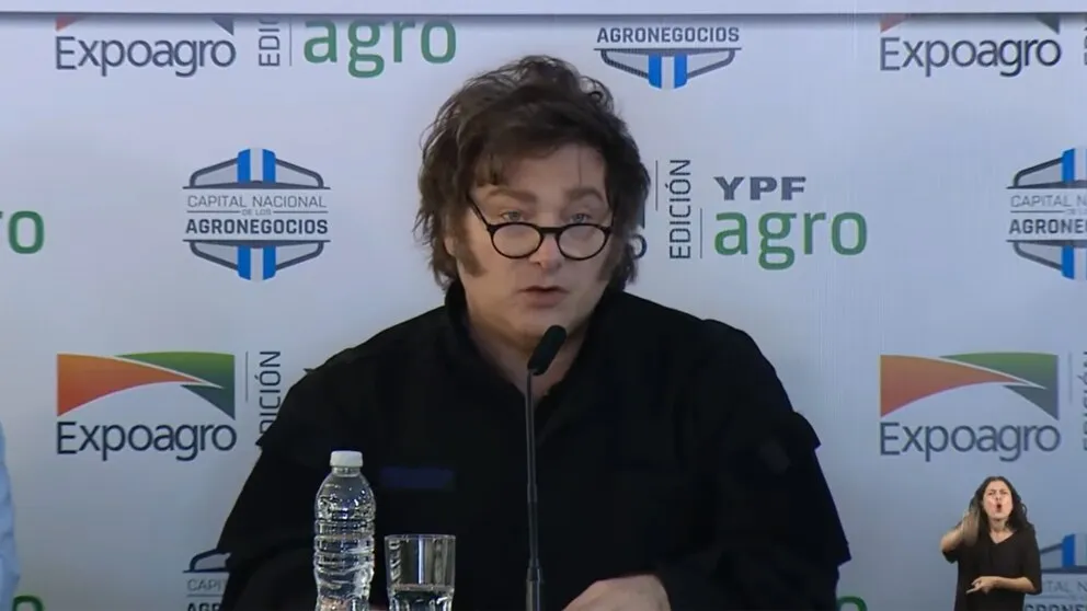 Milei en ExpoAgro