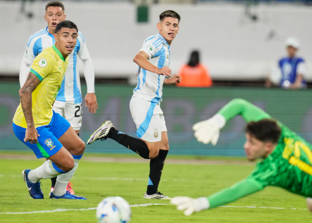 Argentina y Brasil igualaron 1 a 1.