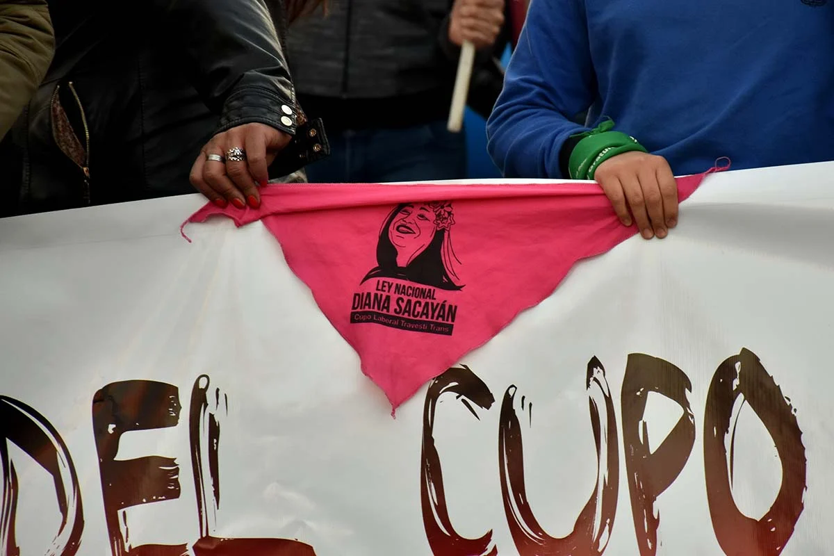 Marcha por el cupo laboral trans