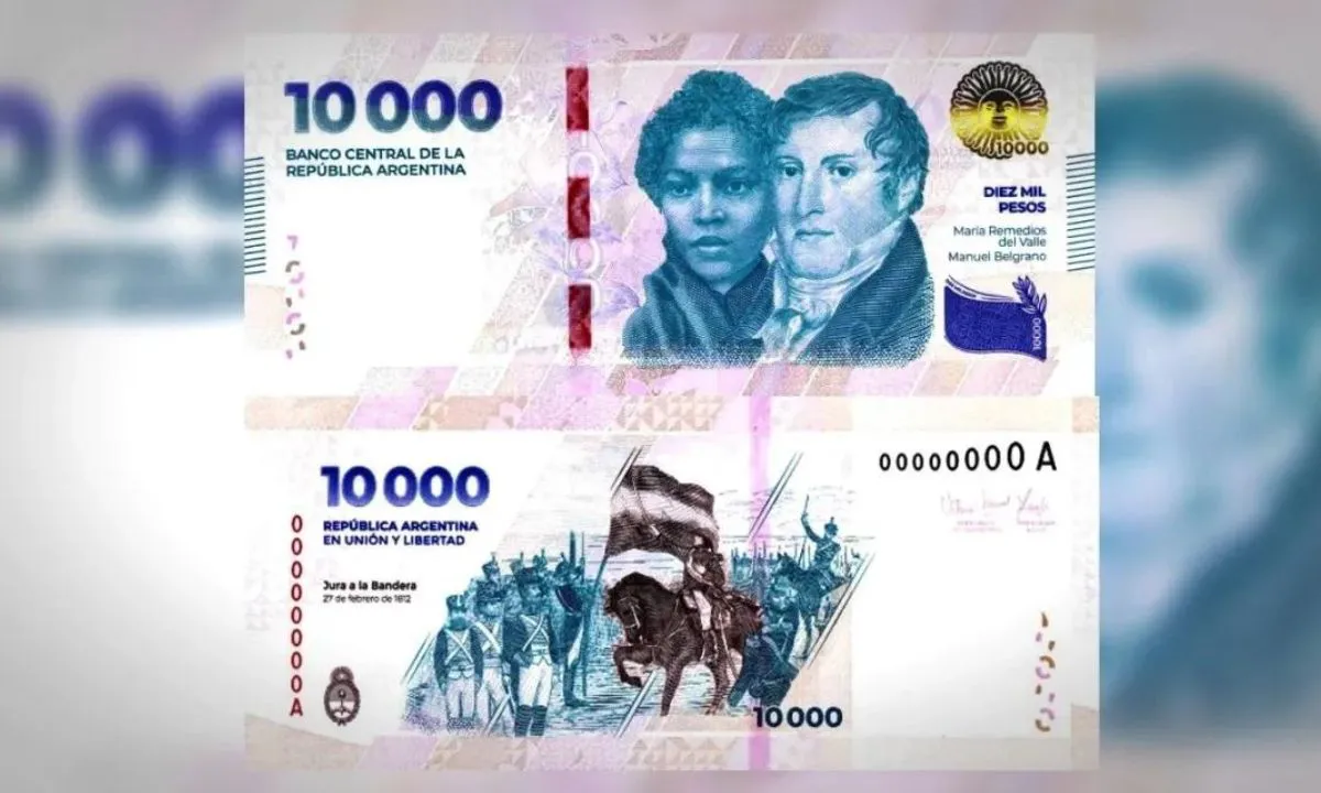 Billete de $10.000