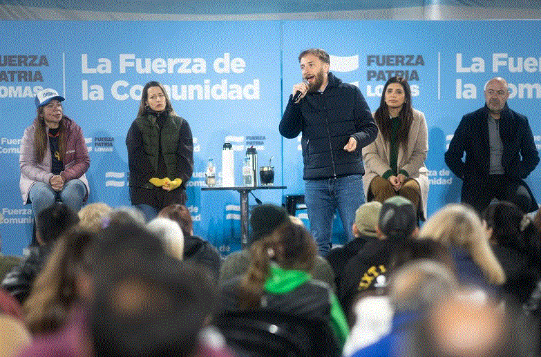 Otermín presentó obras y programas para Llavallol y pidió acompañar a Fuerza Patria