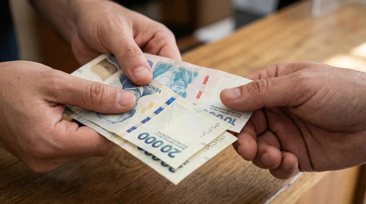 Préstamo en pesos. Deuda.