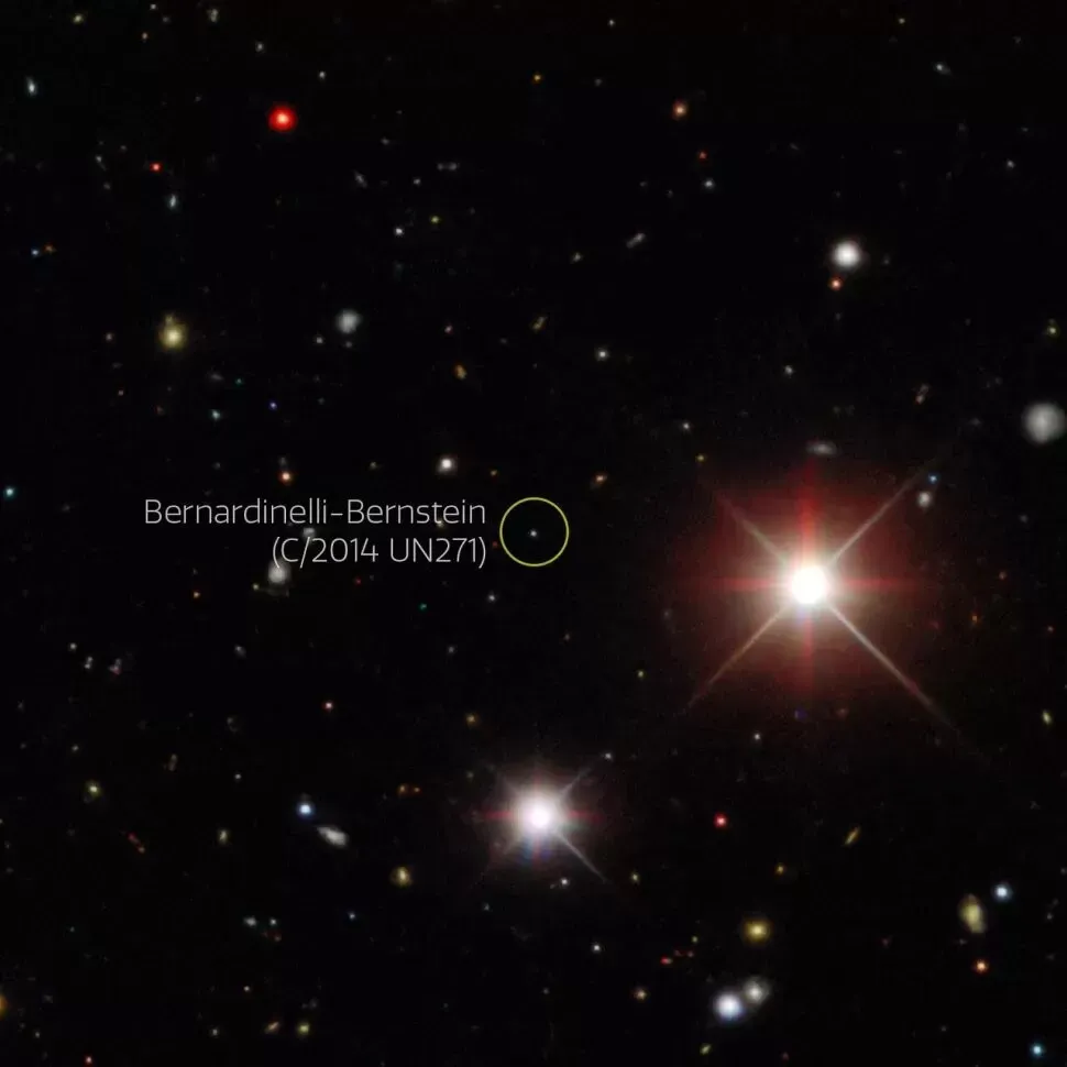 Bernardinelli-Bernstein: el enorme cometa que se acerca a la Tierra
