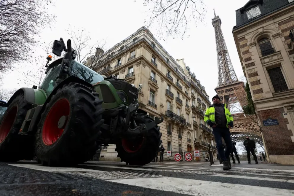 Tractor en París
