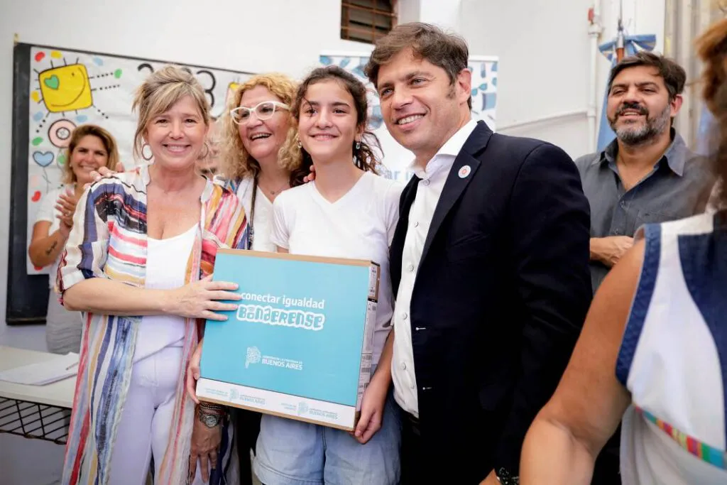 Kicillof junto a Bracchi, Álvarez Rodríguez y Bianco en 2023