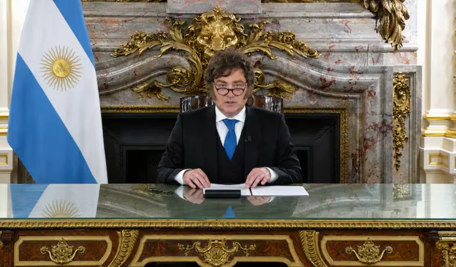 Milei en cadena nacional