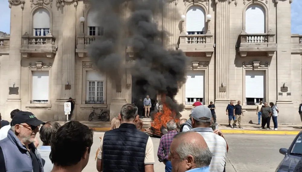 Protestas en 9 de Julio