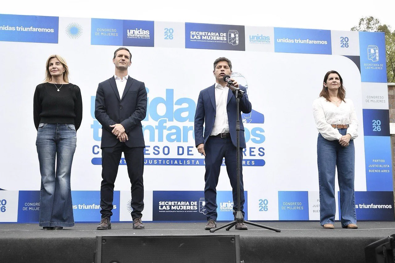 Fassi, Kicillof y Mariel Fernández