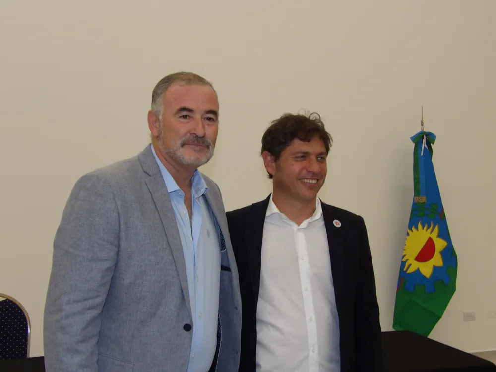 Axel Kicillof y Mauro Poletti