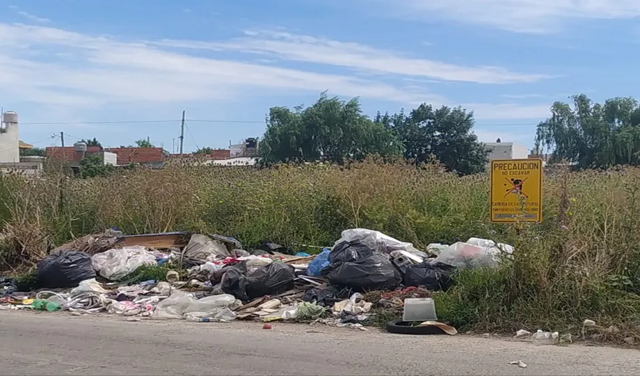 Acumulación de basura en Berisso