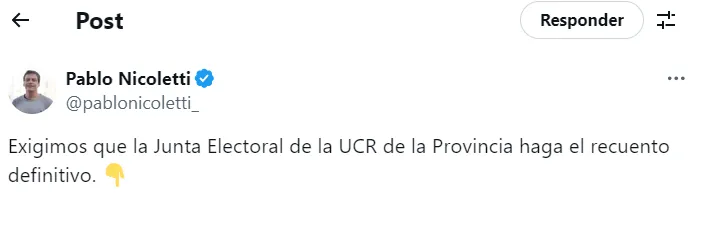 Pablo Nicoletti post