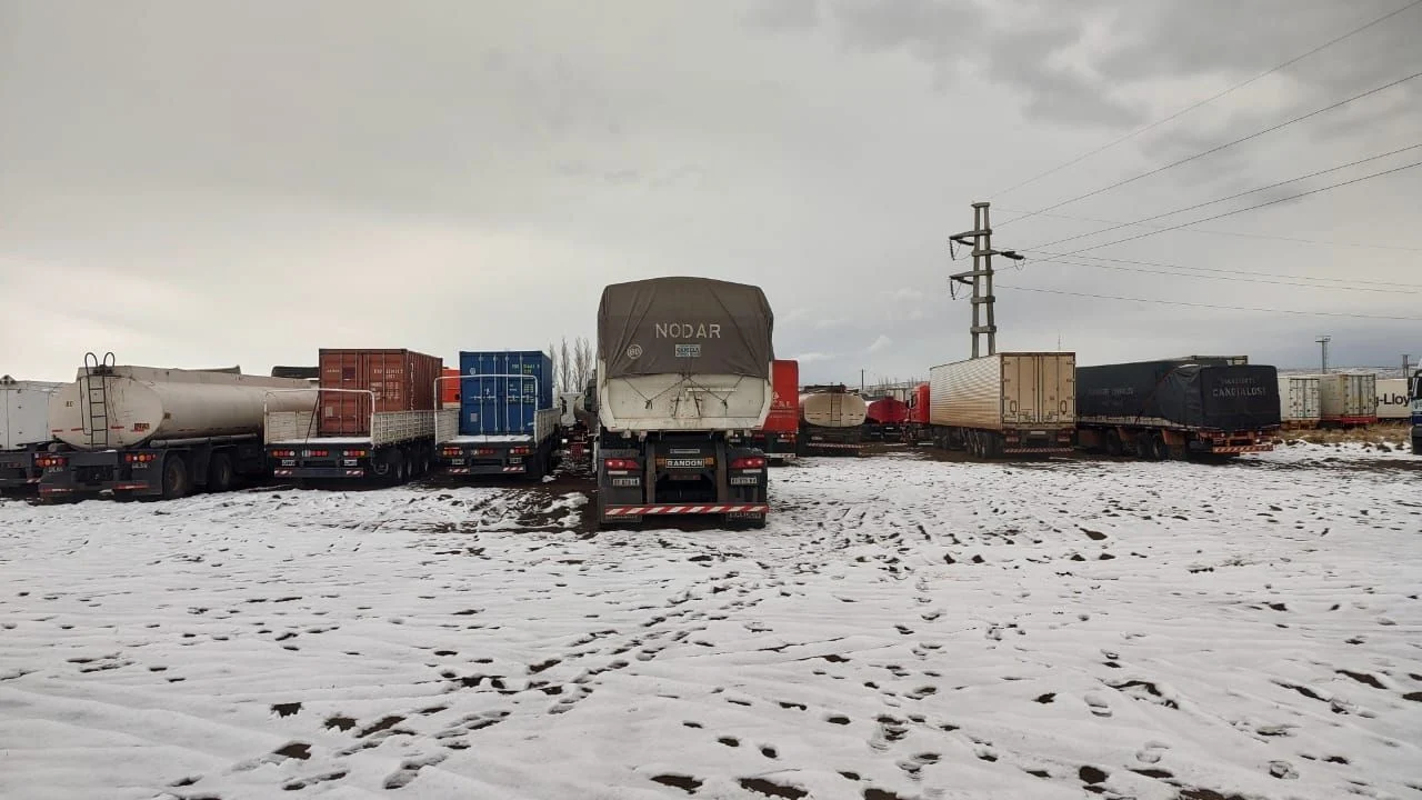 Intensa nevada en la Patagonia