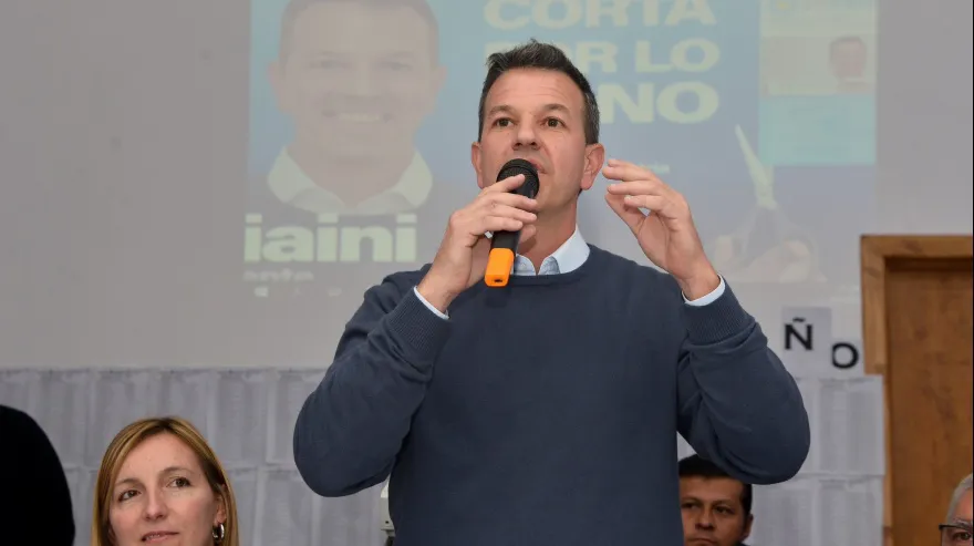 Maximiliano Sciaini, intendente de Roque Pérez