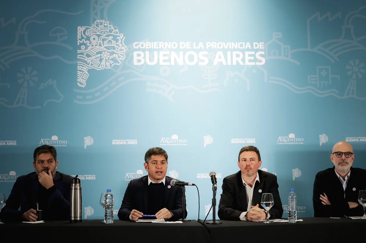 Bianco, Costa, Kicillof y Agüero.