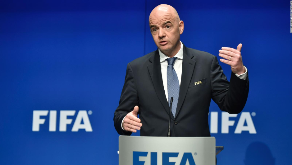 El presidente de la FIFA, Gianni Infantino