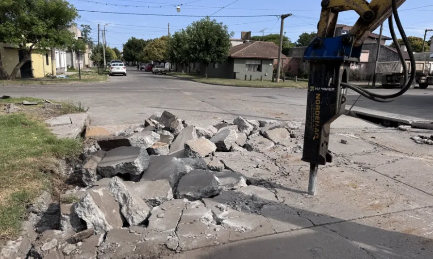 nueva etapa del plan de reconstrucción de pavimento